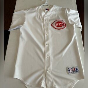 End Majestic Cincinnati Reds Jersey Baseball sz Medium M